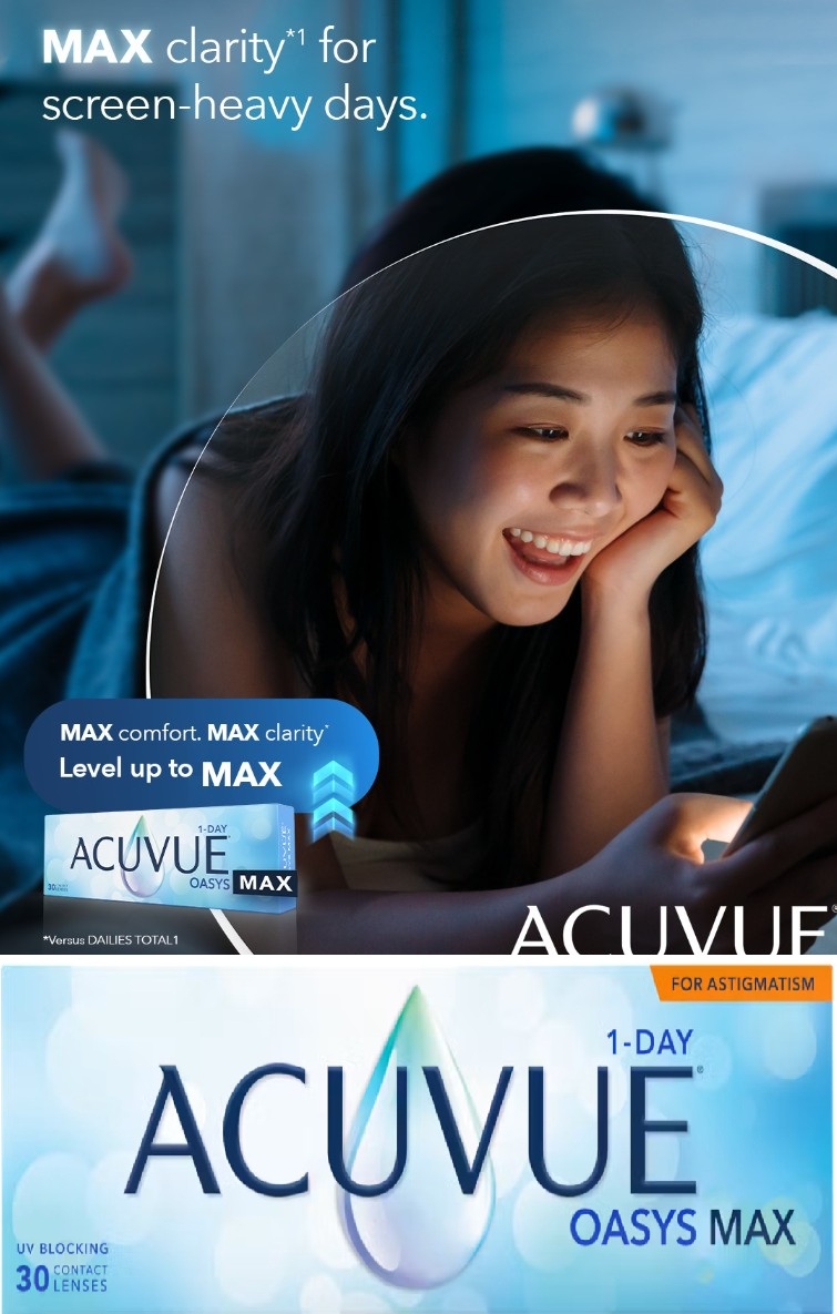 Acuvue Oasys Max 1-DAY for Astigmatism